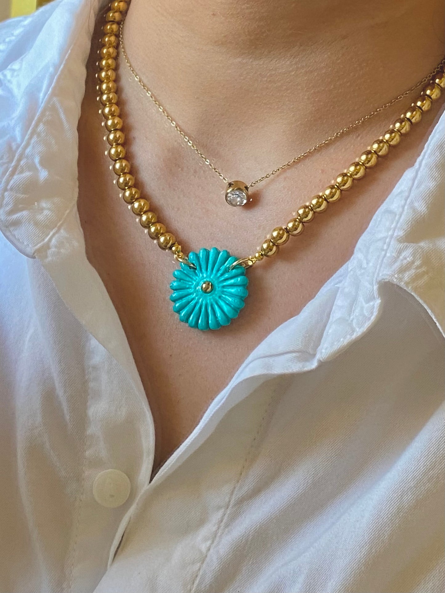 Teal Necklace