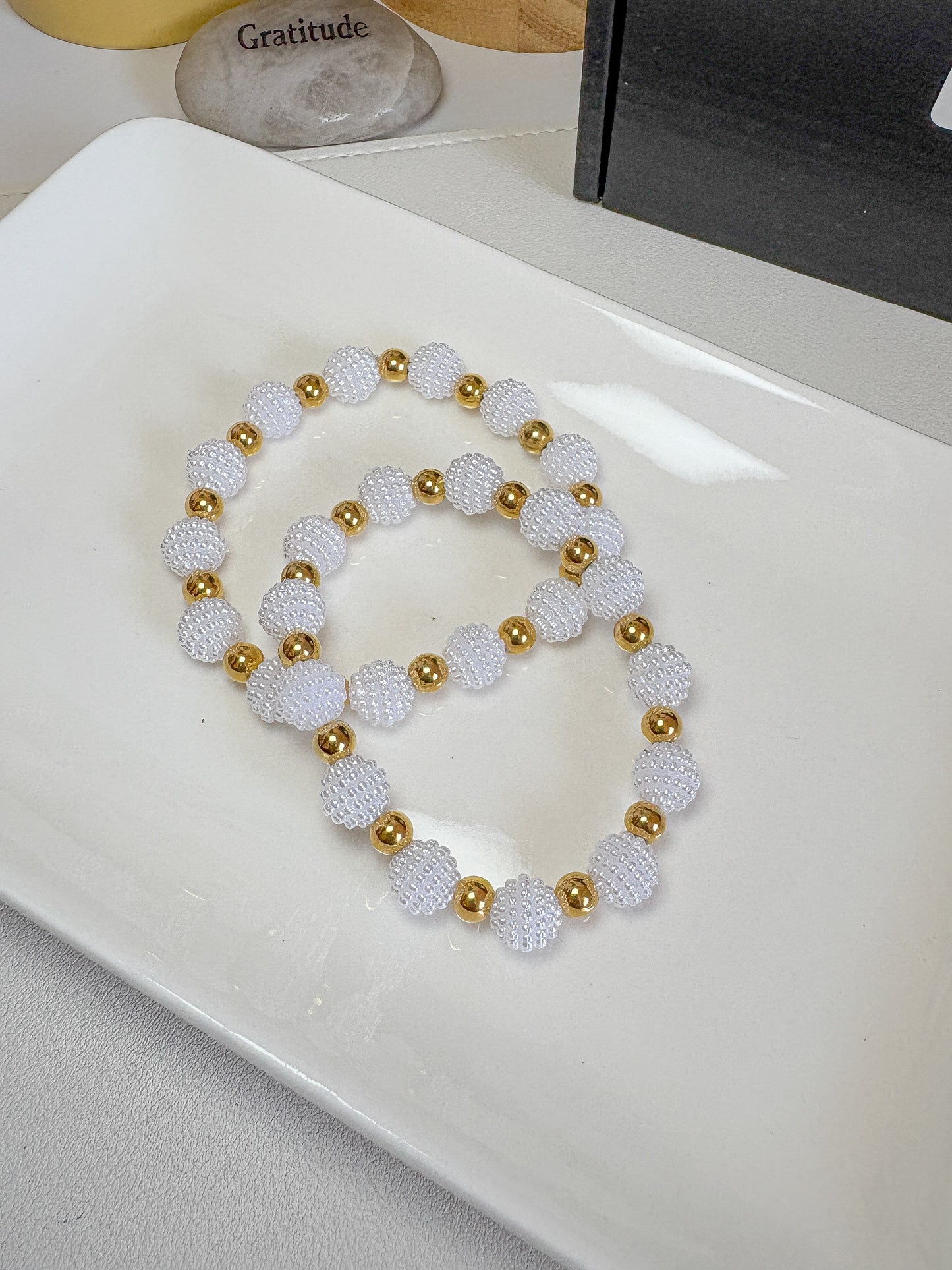 Pearls and Bead Set Bracelet