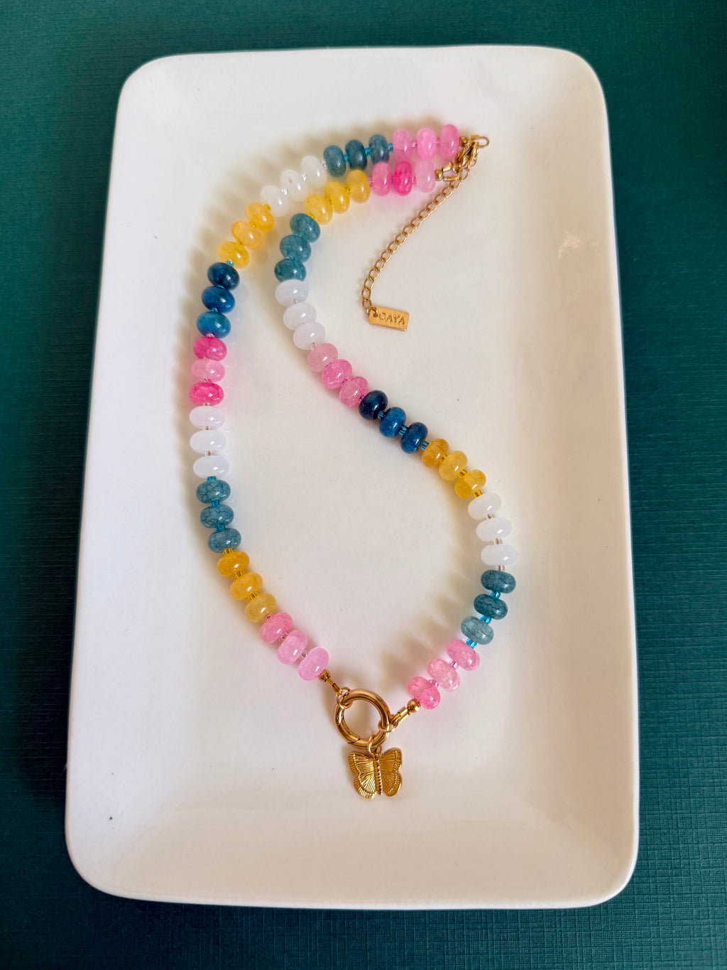 Butterfly Multi Color necklace