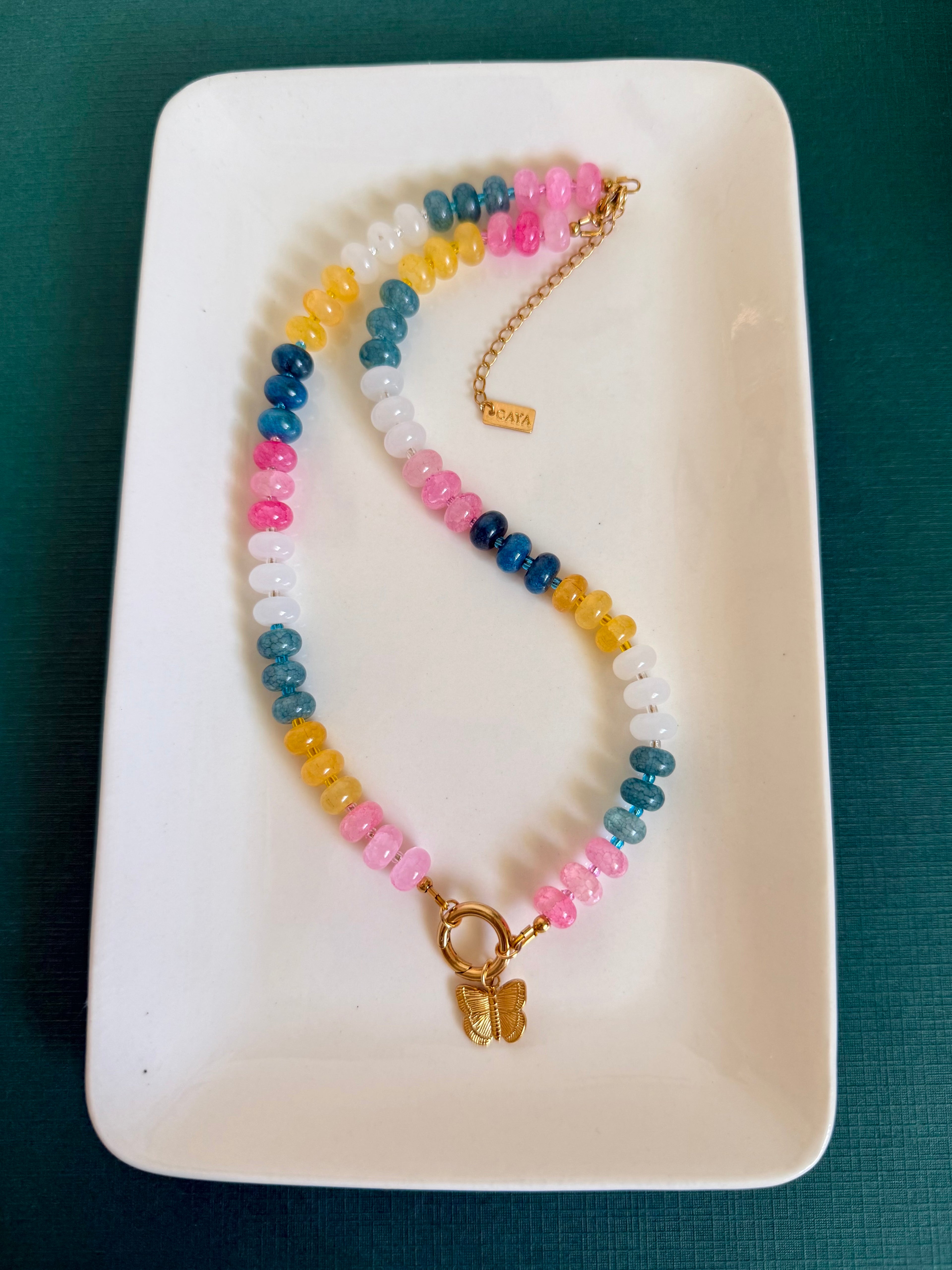 Butterfly Multi Color necklace