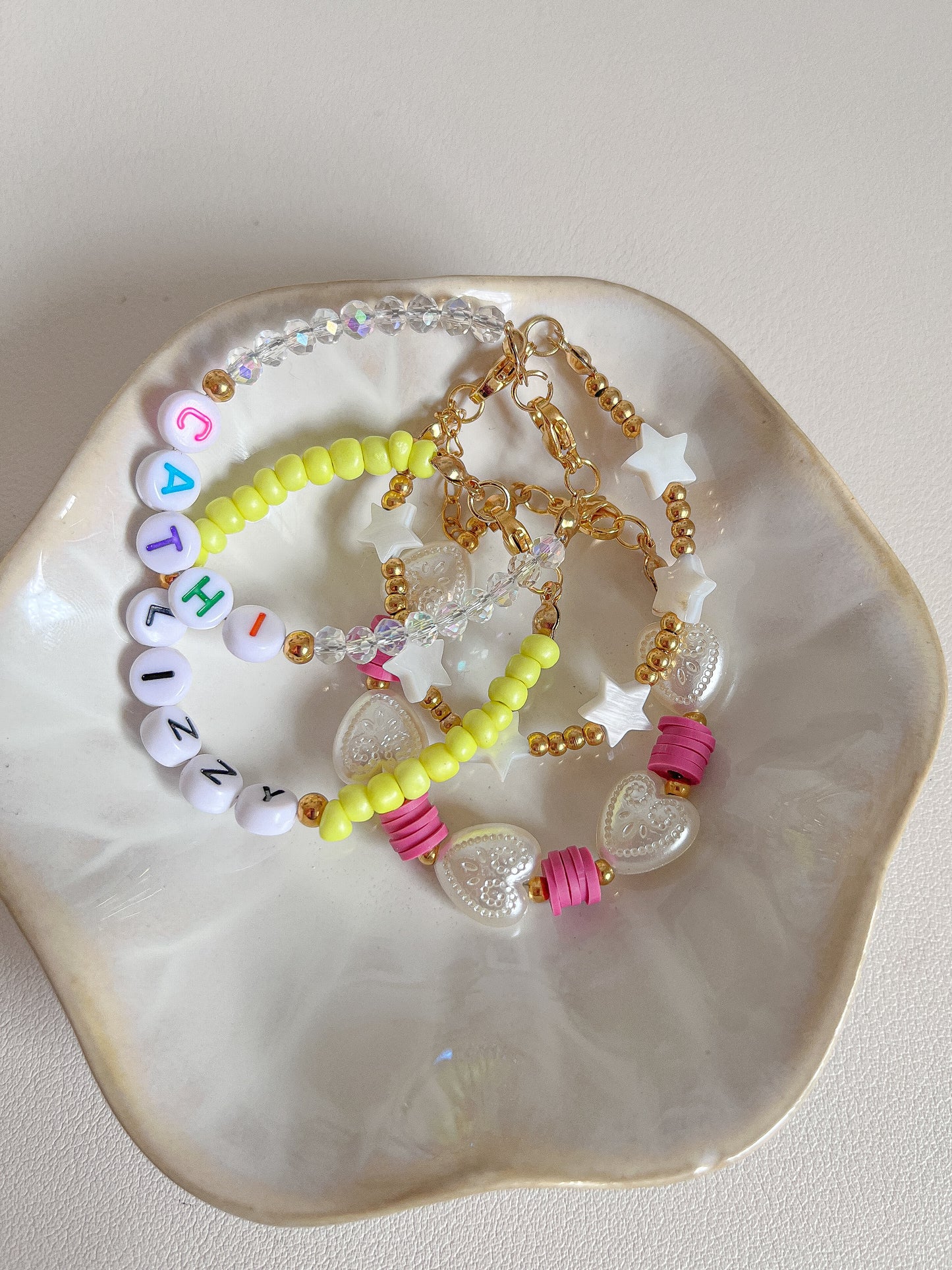 Pulsera con nombre / Colores