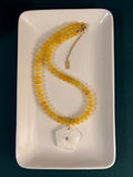 Clear Sunset Necklace