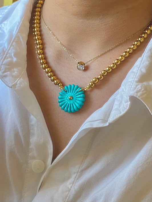 Teal Necklace
