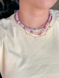 Pink Beaded Elephant