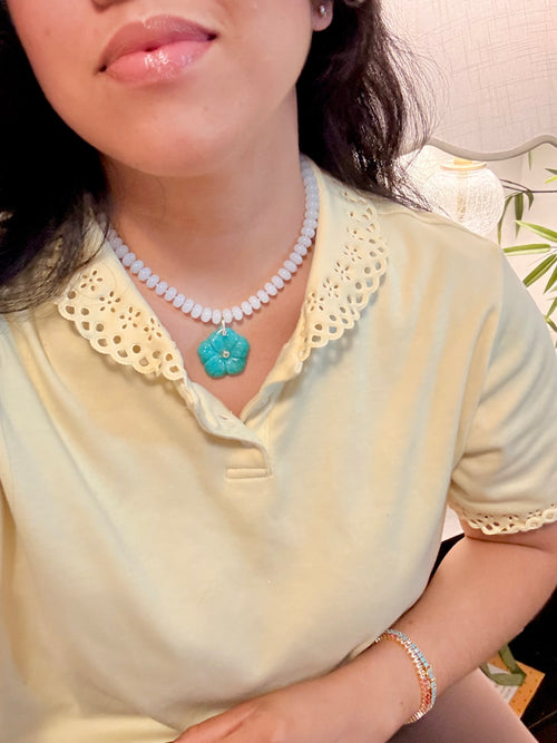 Aura Aqua Necklace