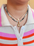 Beaded Initial Necklace