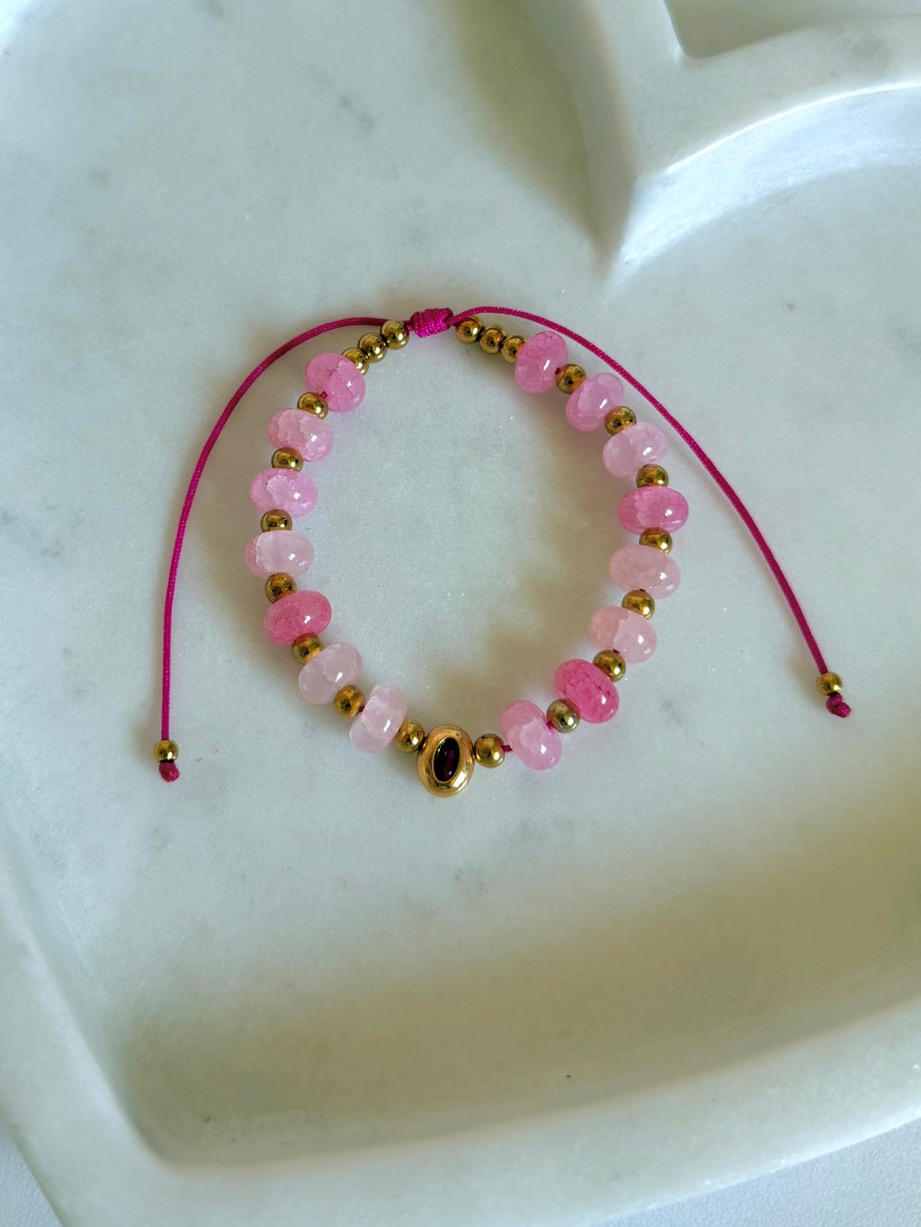 Pink Stone Bracelet