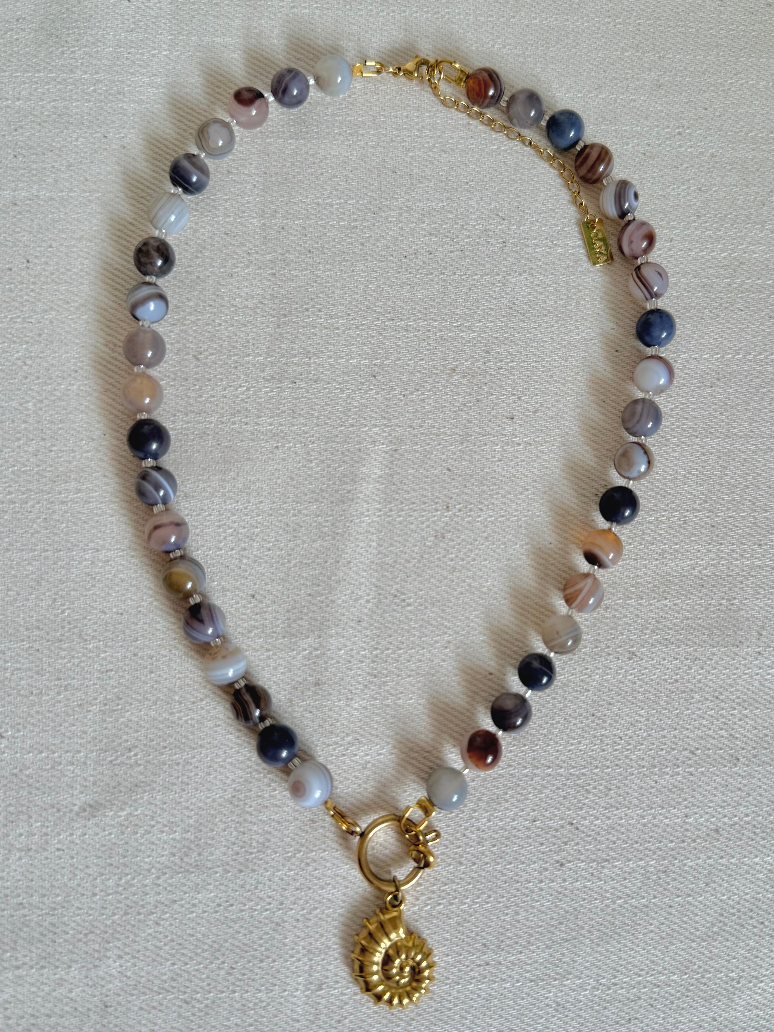 Shell Agata Necklace