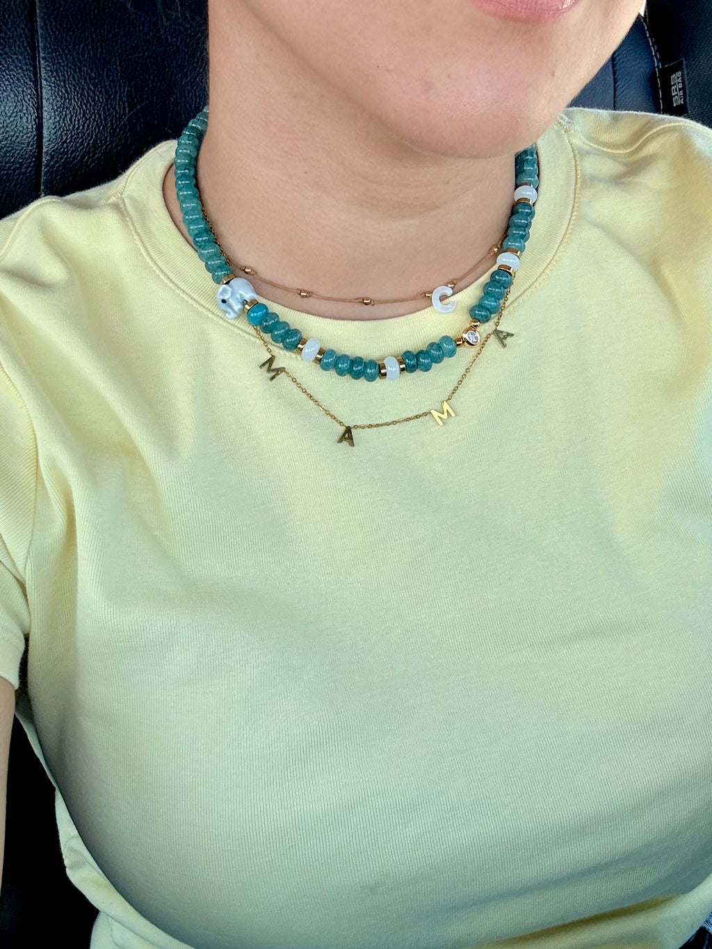 Blue Beaded Elephant