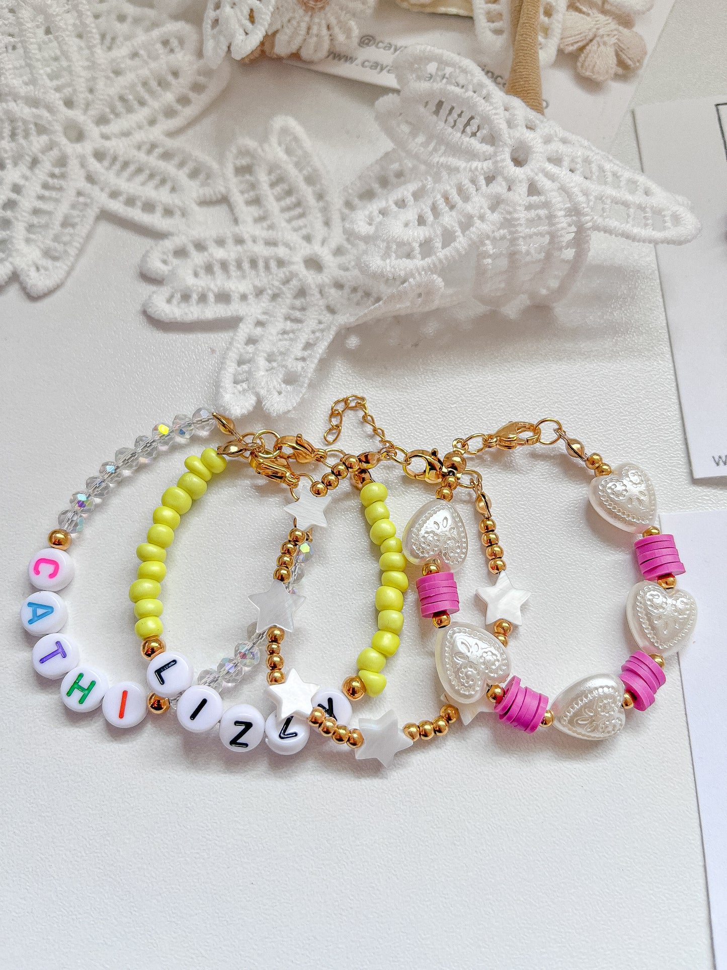 Pulsera con nombre / Colores