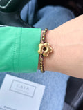 Gold Flower Bracelet