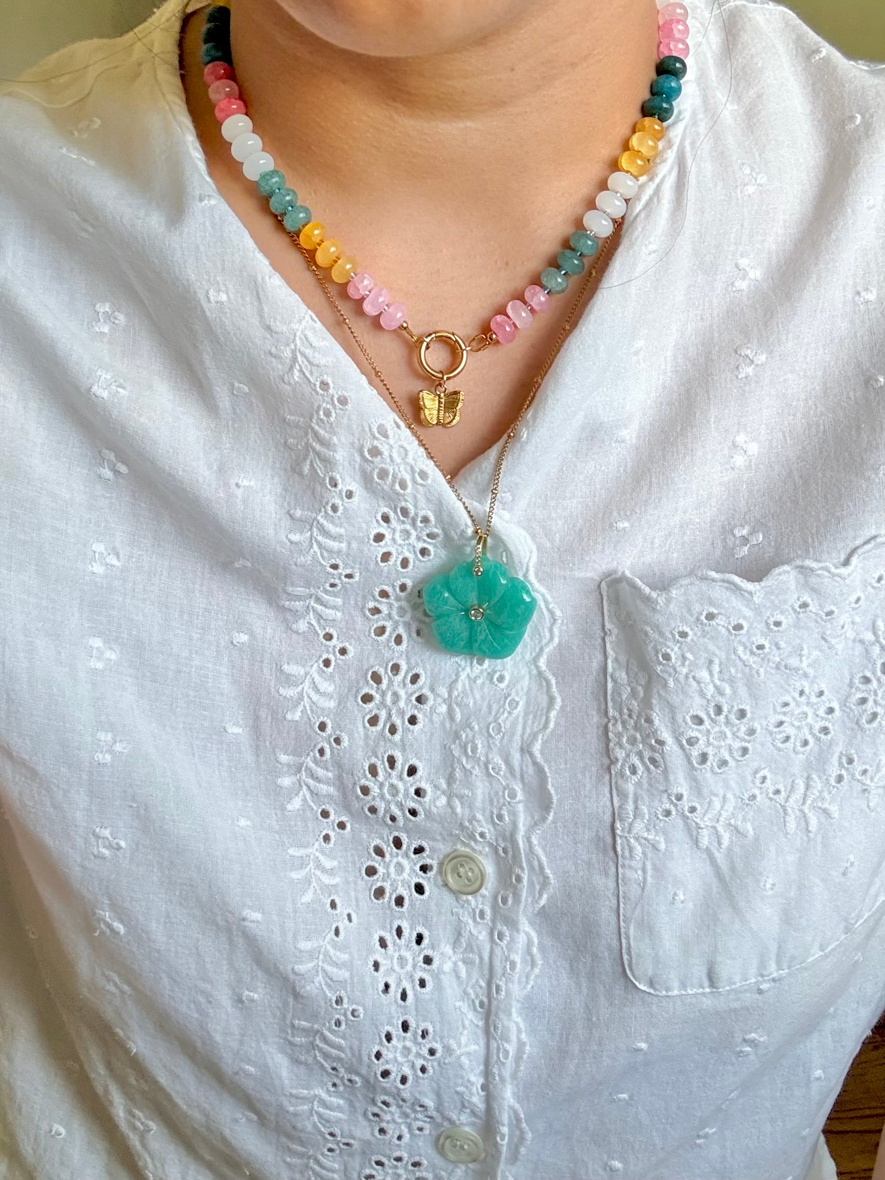 Butterfly Multi Color necklace