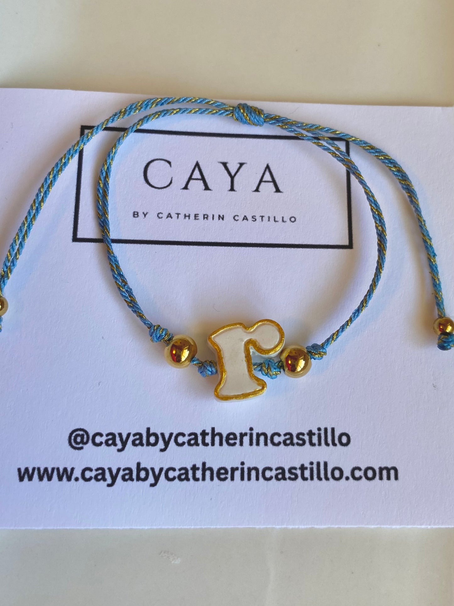 Inicial Minúscula bracelet