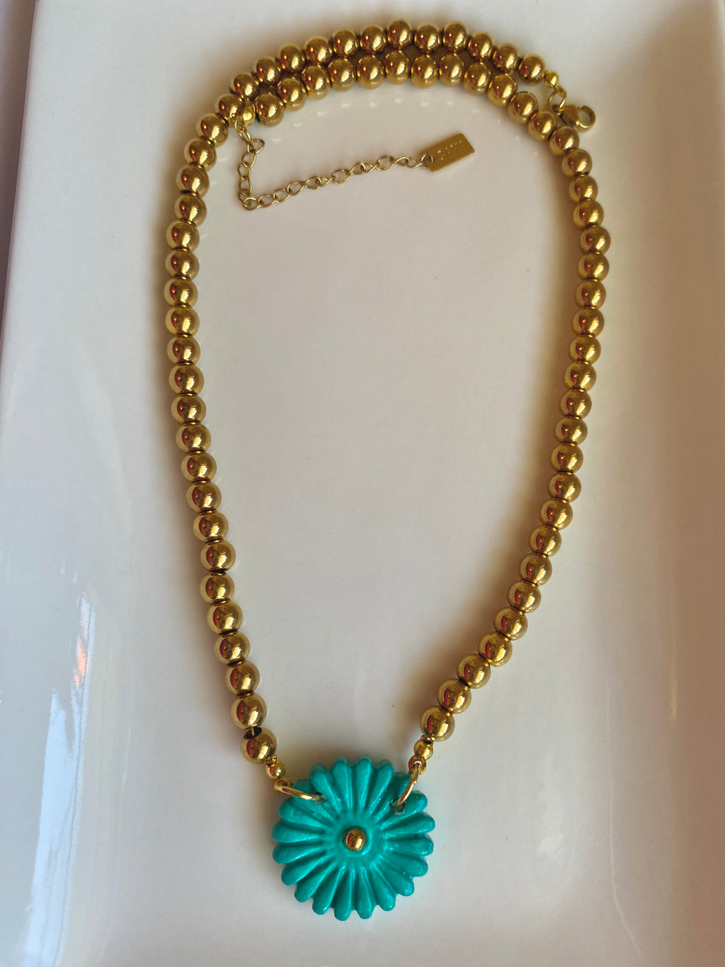 Teal Necklace
