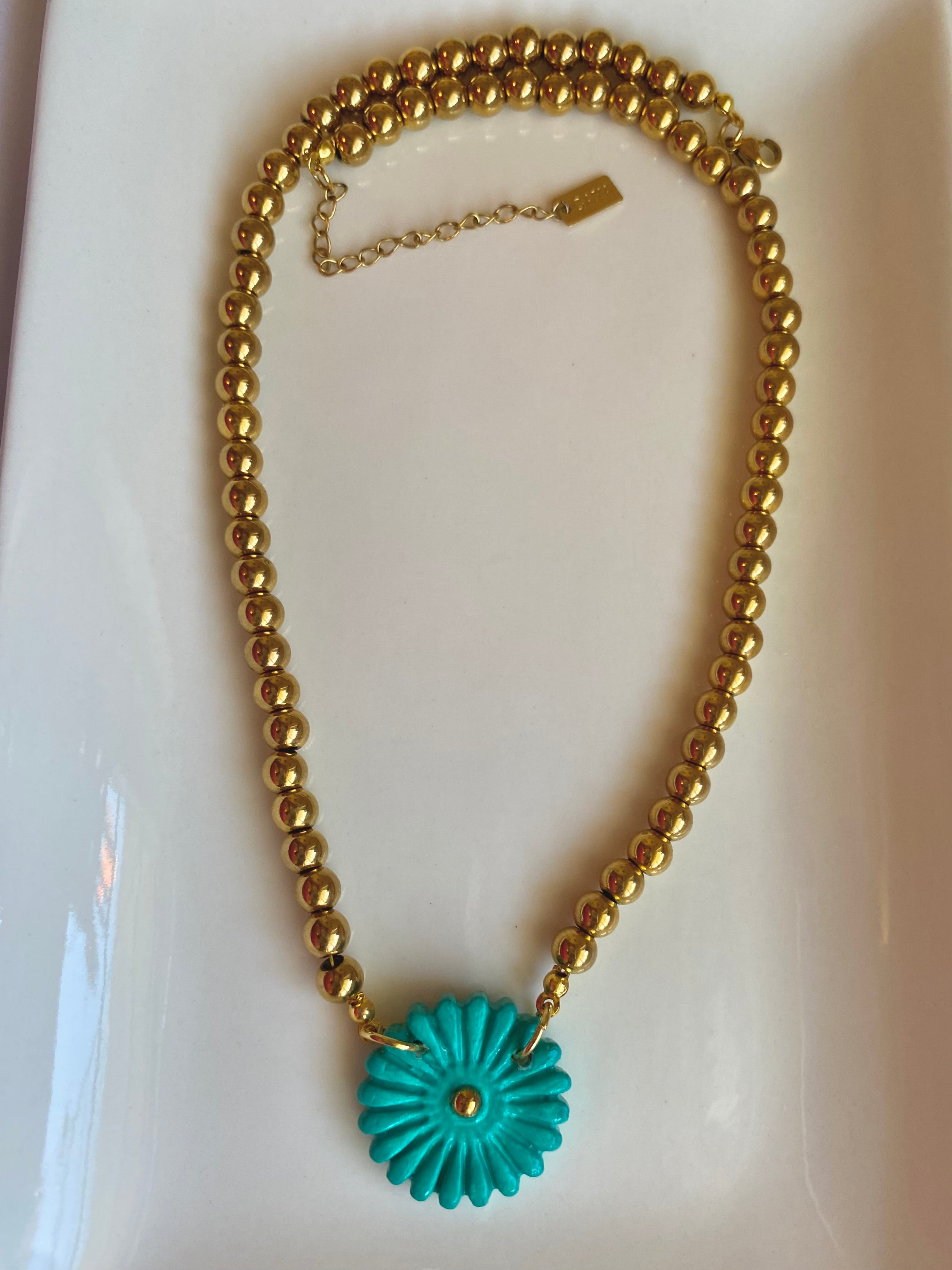 Teal Necklace