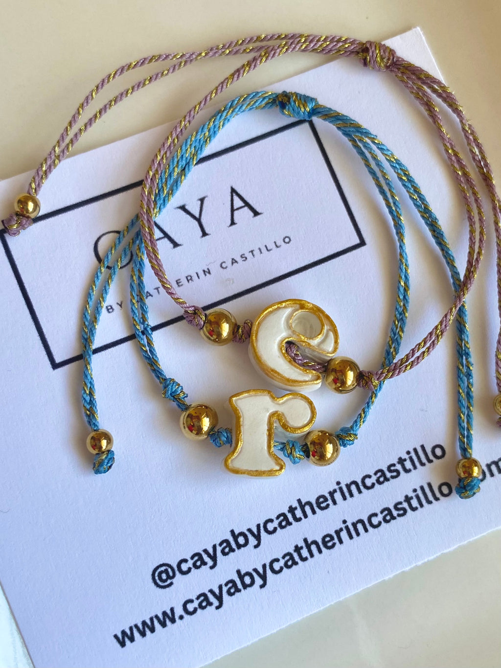 Inicial Minúscula bracelet