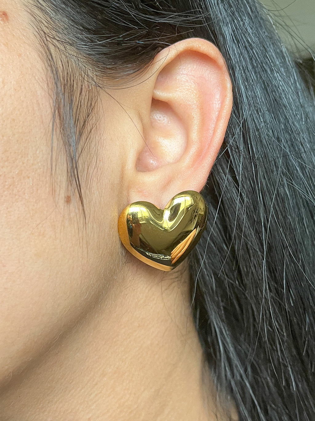 Big Heart Earring