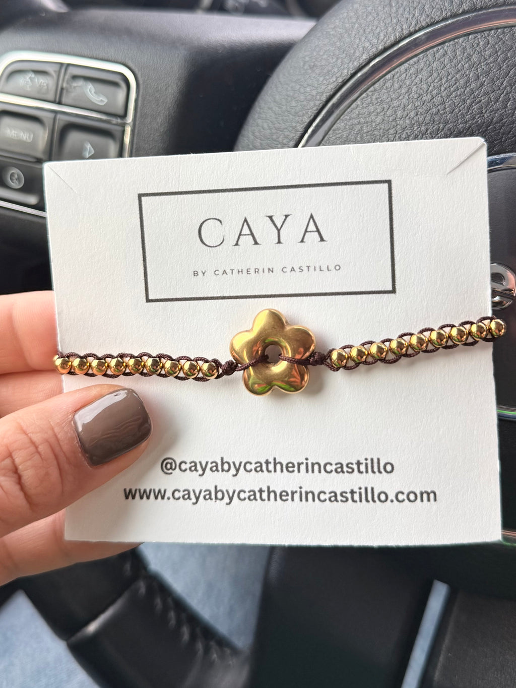 Gold Flower Bracelet