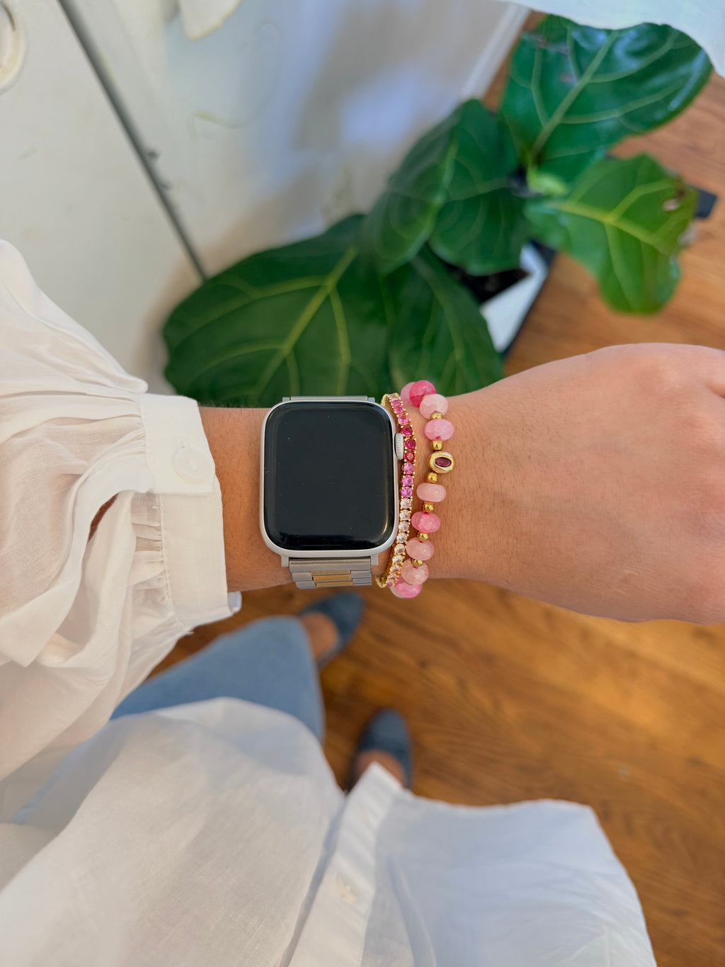 Pink Stone Bracelet