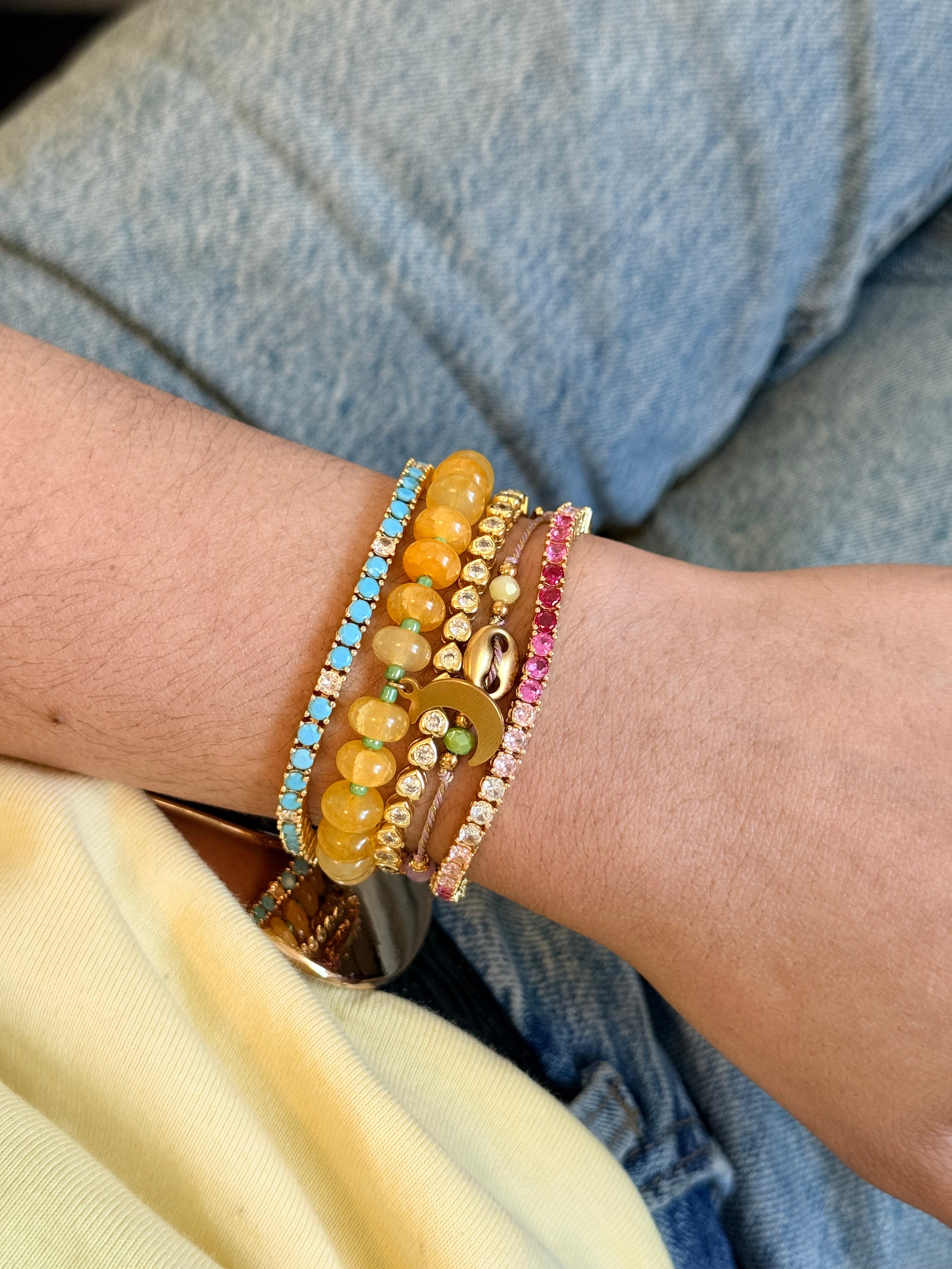 Yellow and Green Bracelet