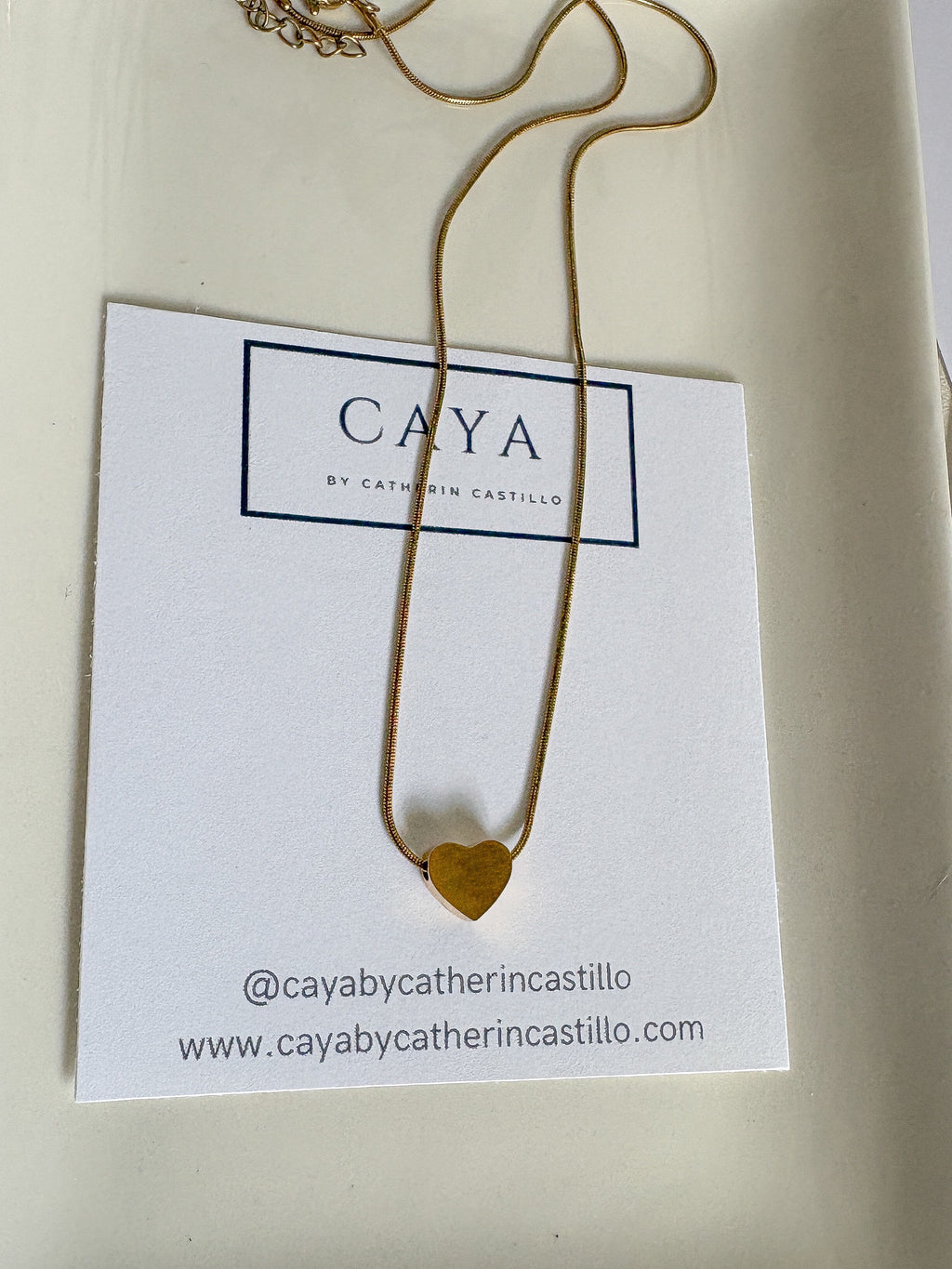 Golden Heart Necklace