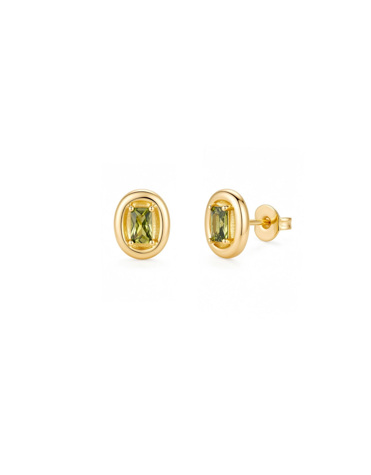 Green Olive Earrings