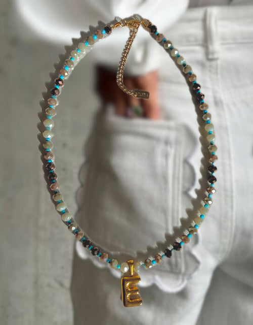 Beaded Initial Necklace