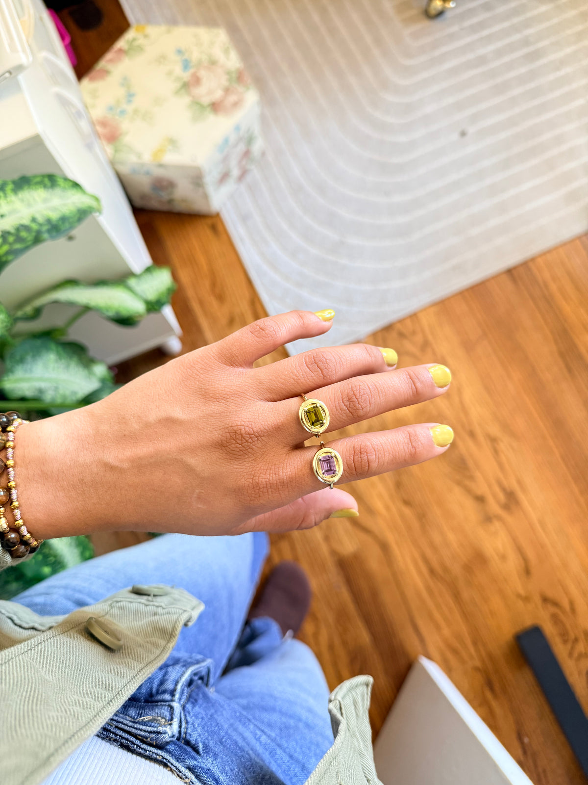 Green Olive Ring