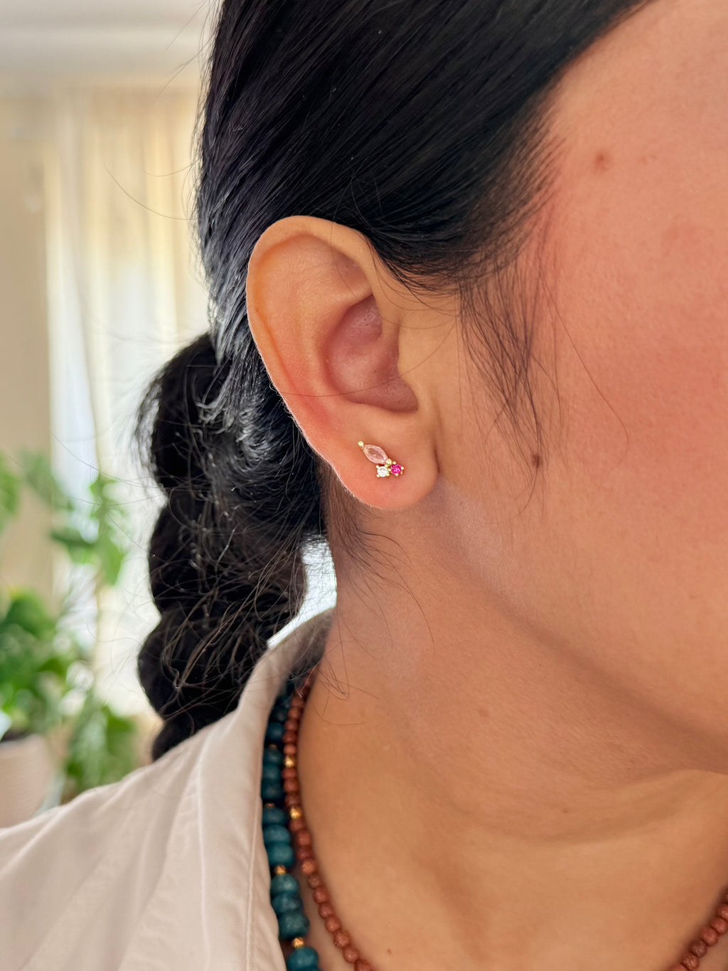 Tini Pink Earrings