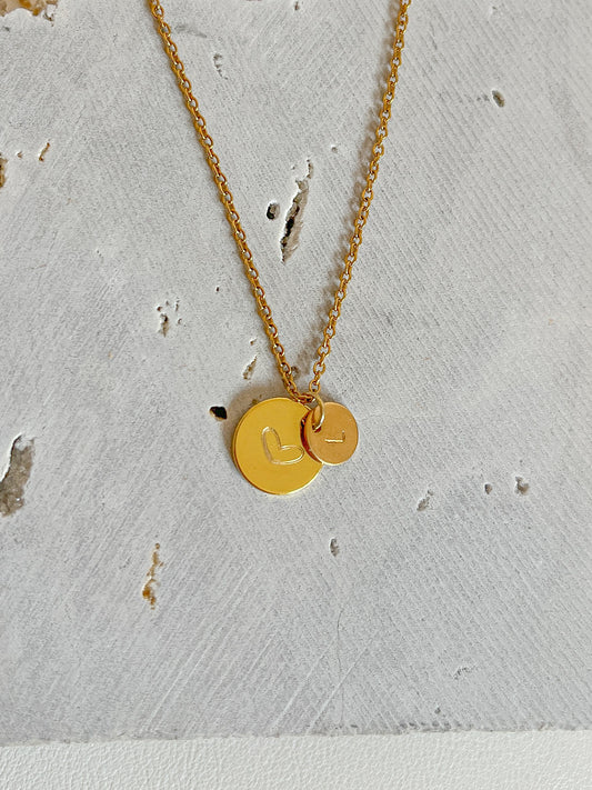 Double Medal Necklace